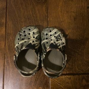 Infant size 4 Camo crocs- never worn